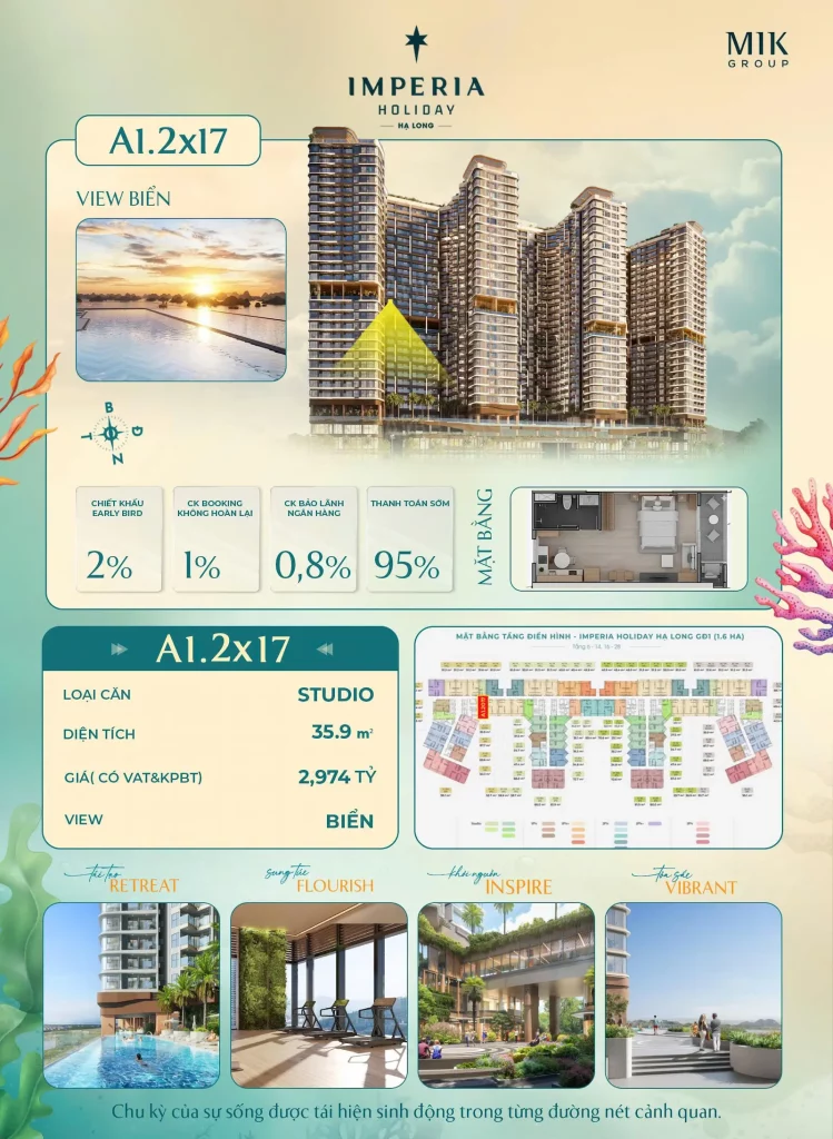 Mặt bằng căn hộ imperia holiday the bayside