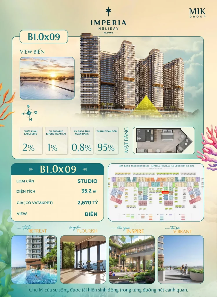 Mặt bằng căn hộ imperia holiday the bayside